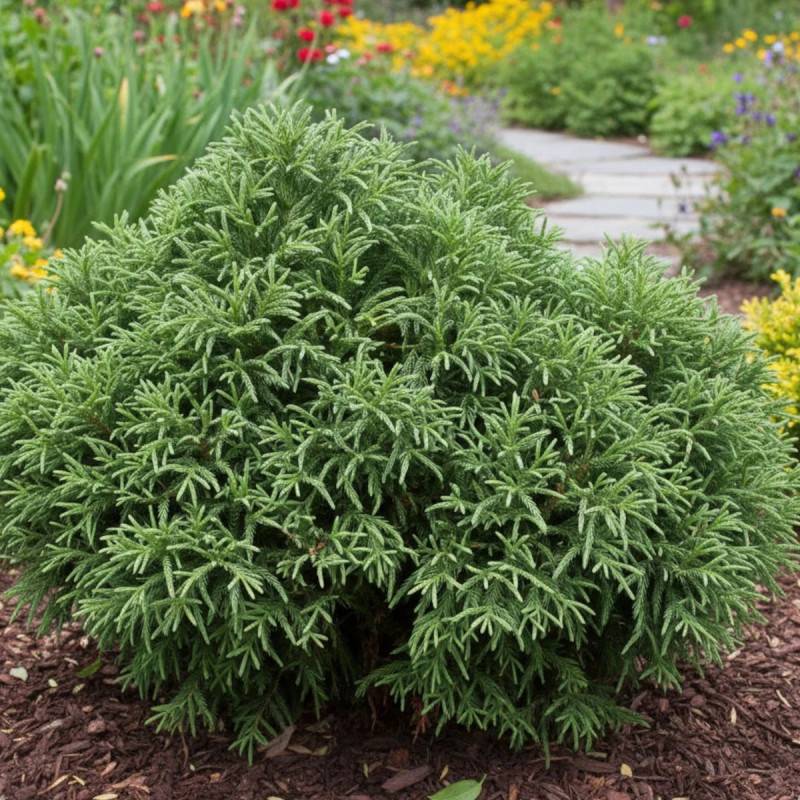 Cèdre du Japon Globosa Nana, Cryptomeria - Pot de 5L - 40/60 cm - Imagen 3