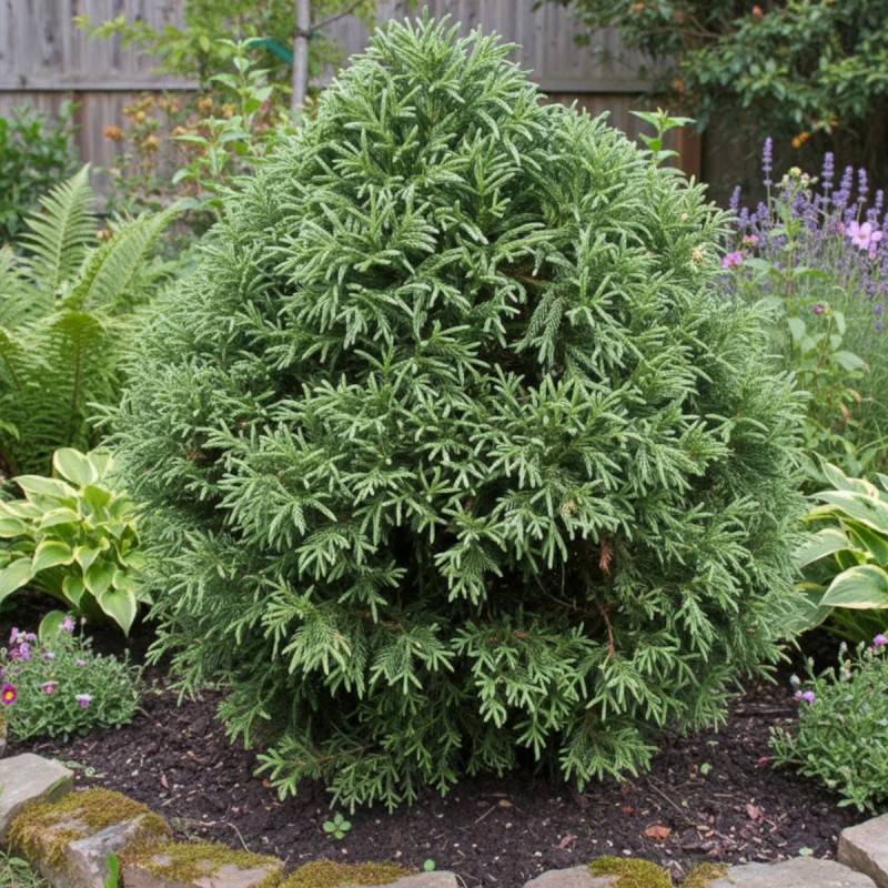 Cèdre du Japon Globosa Nana, Cryptomeria - Pot de 5L - 40/60 cm - Imagen 5