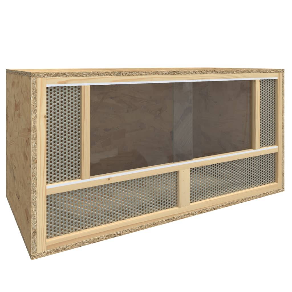 Vidaxl - Terrarium Bois d'ingénierie 80x40x40 cm vidaXL 170886 - Imagen 1