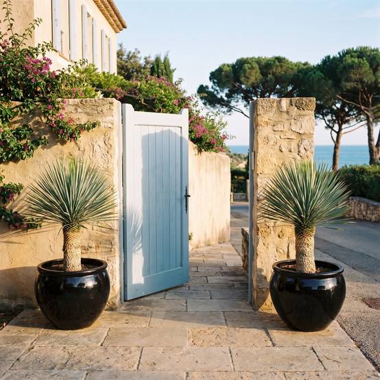 Provencelia - Pot LUTECE 53x43cm noir - Image 2