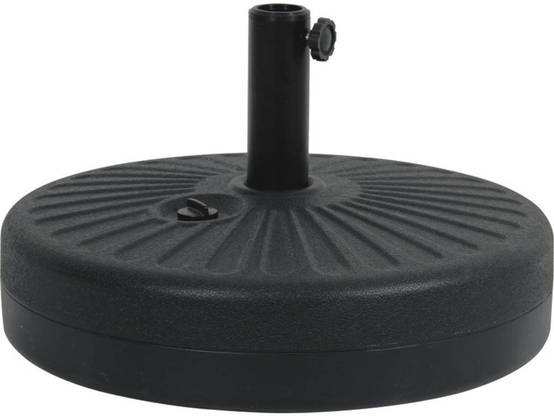 Dalle Circulaire à Lester Pour Parasol De Jardin - Noir -habitat Et Jardin