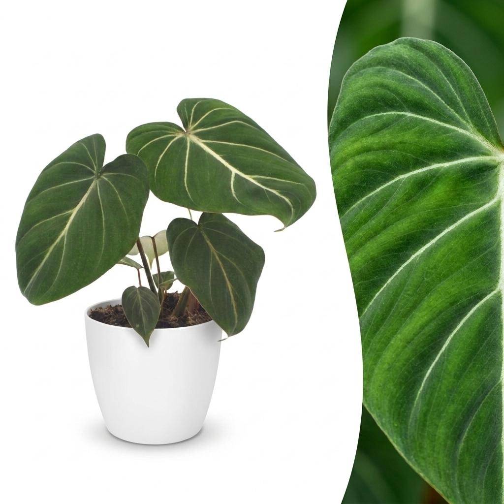 Philodendron Gloriosum - Pot de 12cm - 1 plante - Blanc - Plantes d'intérieur - Image 1