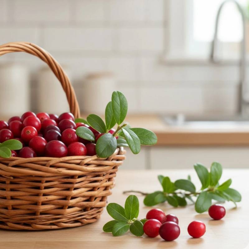 Canneberge à gros fruits, Airelles, Cranberry Howes à fleurs Rose - feuillage Semi-Persistant - Pot de 1,5L - Tuteur bambou 30/60 cm-  hauteur à matur - Imagen 3