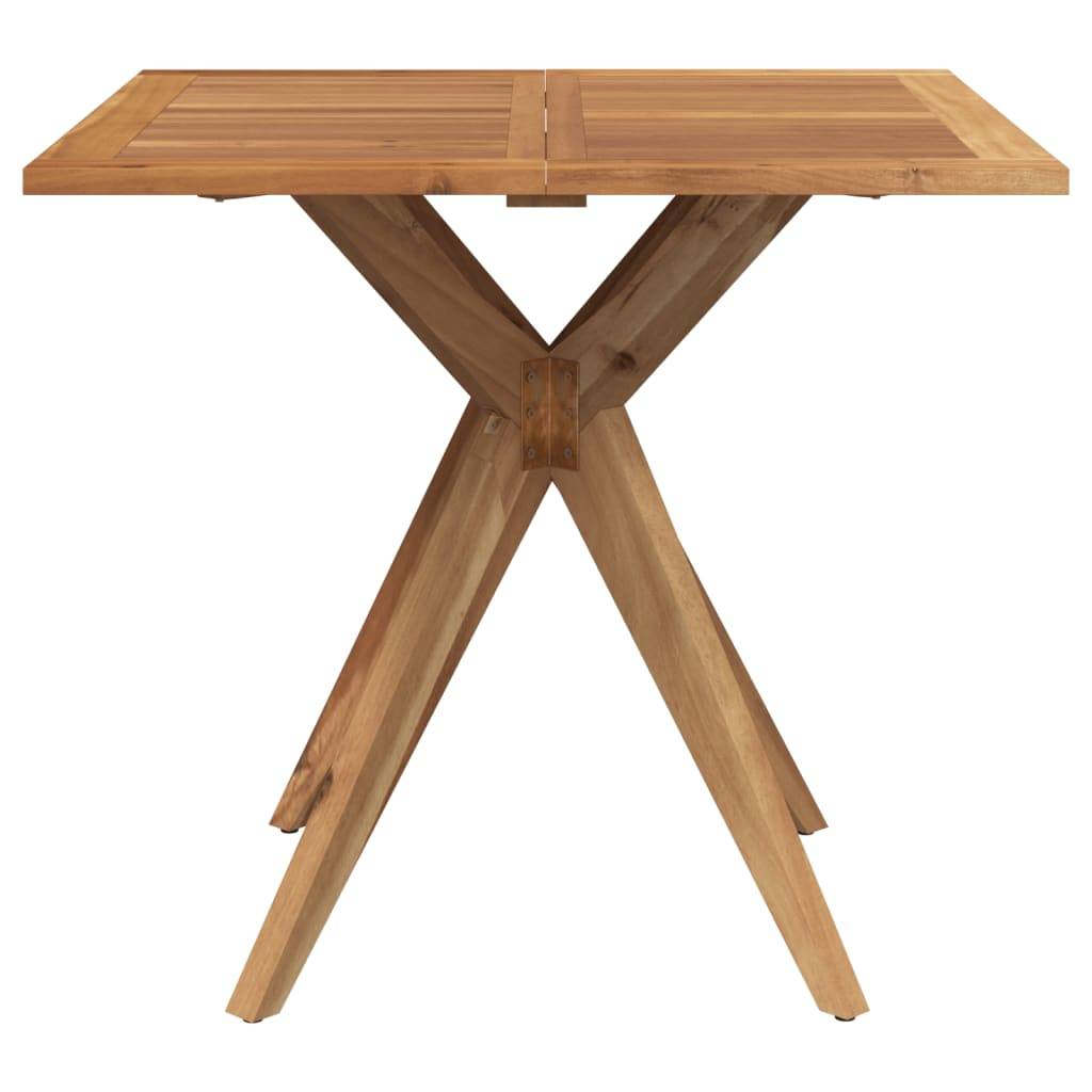 Maison Chic - Ensemble de 3 pcs table de jardin avec chaises - mobilier de jardin Bois d'acacia solide-JU2727 - Image 4
