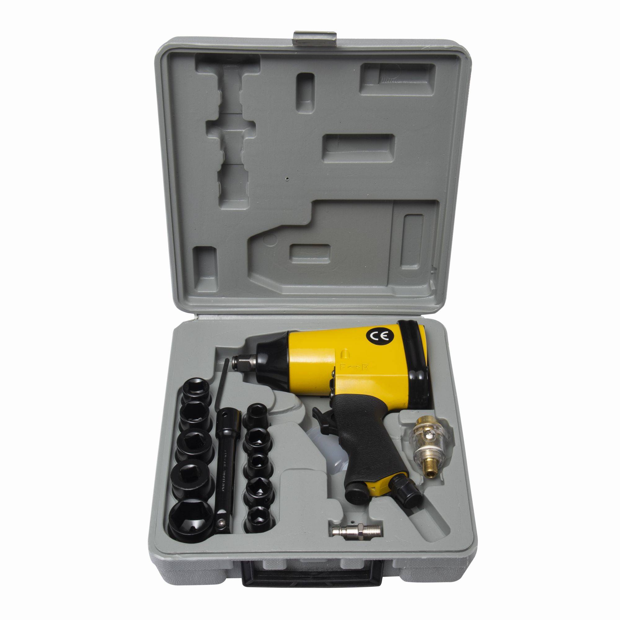 Coffret Clé à Choc 1/2 Pneumatique + 10 Douilles Et Accessoires - Image 5