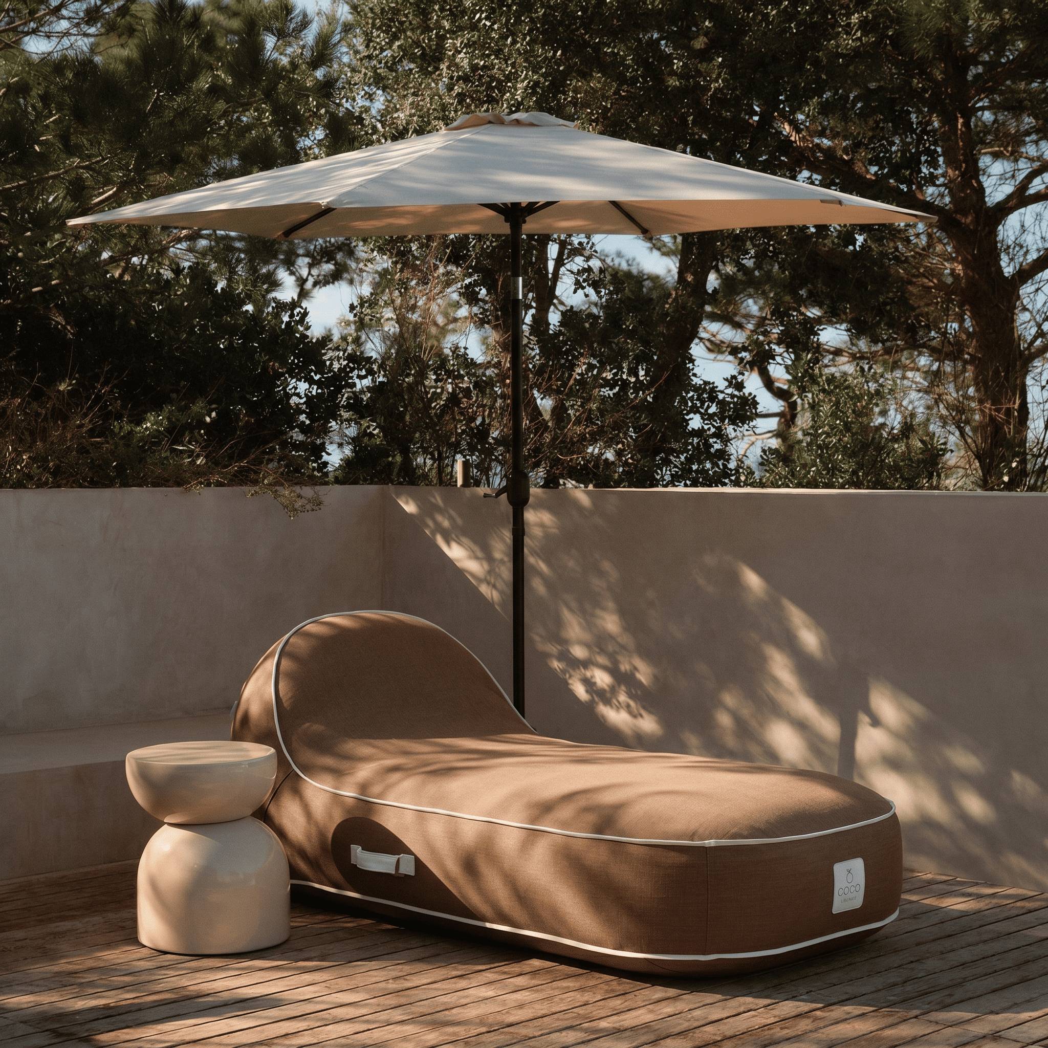 Coco Lounge - Coco Lounge Transat gonflable PALMA Collection Moka - chocolat - Image 5