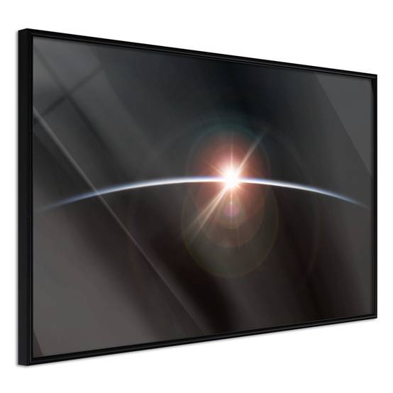 Affiche Murale Encadrée "Glimmer" 30 x 20 cm Noir
