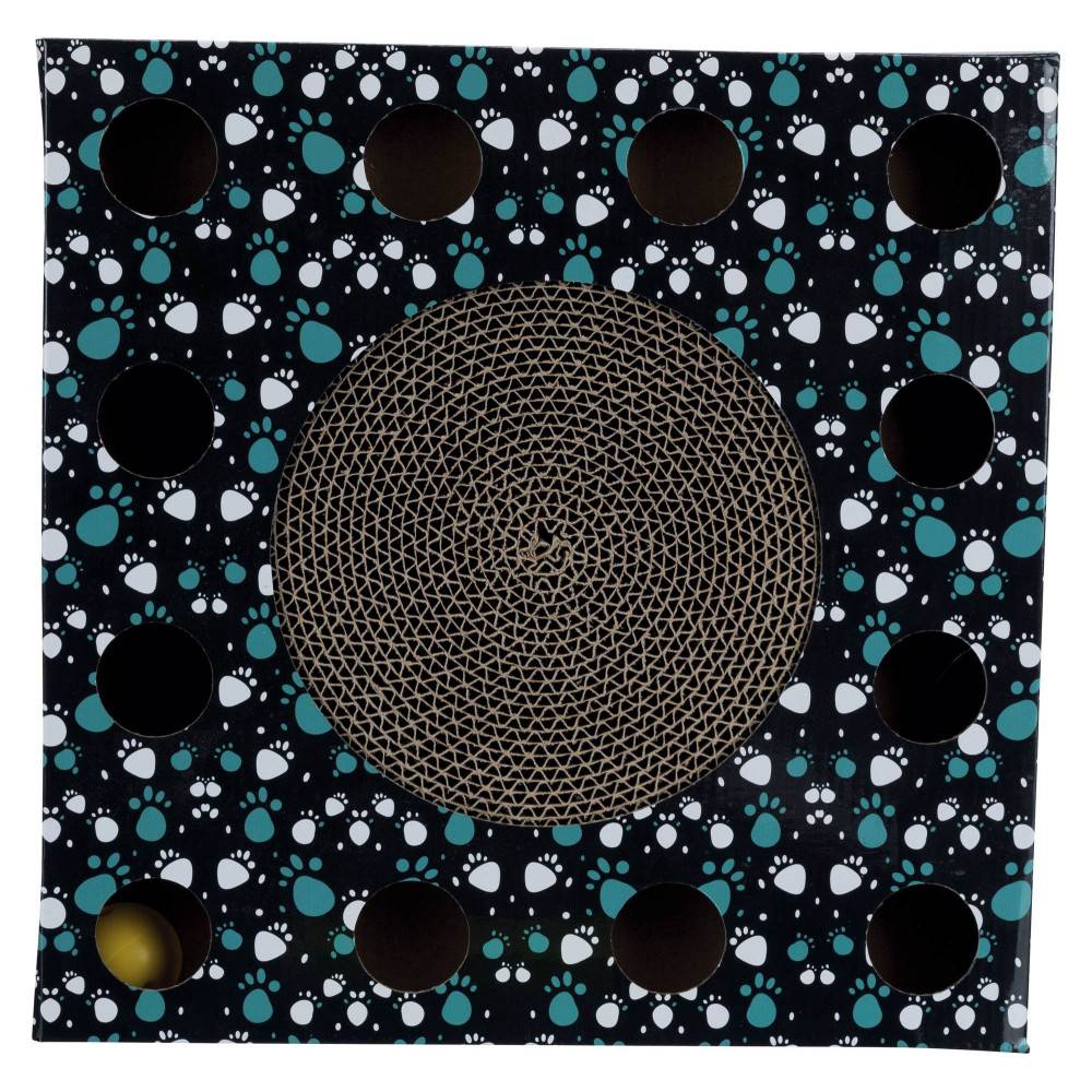 Trixie - Plaque griffoir avec balle 33 x 33 cm. pour chat. - Imagen 3