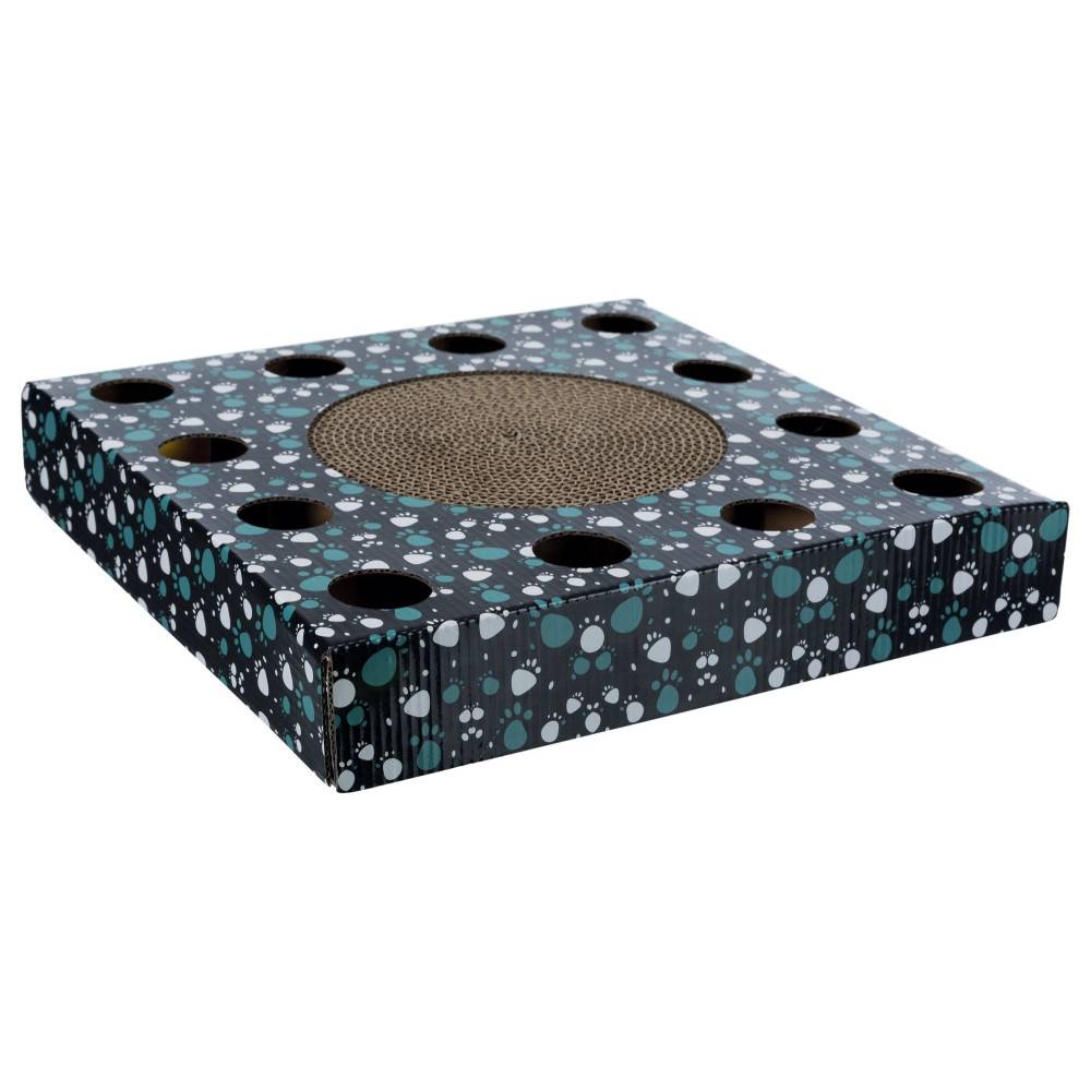 Trixie - Plaque griffoir avec balle 33 x 33 cm. pour chat. - Imagen 1