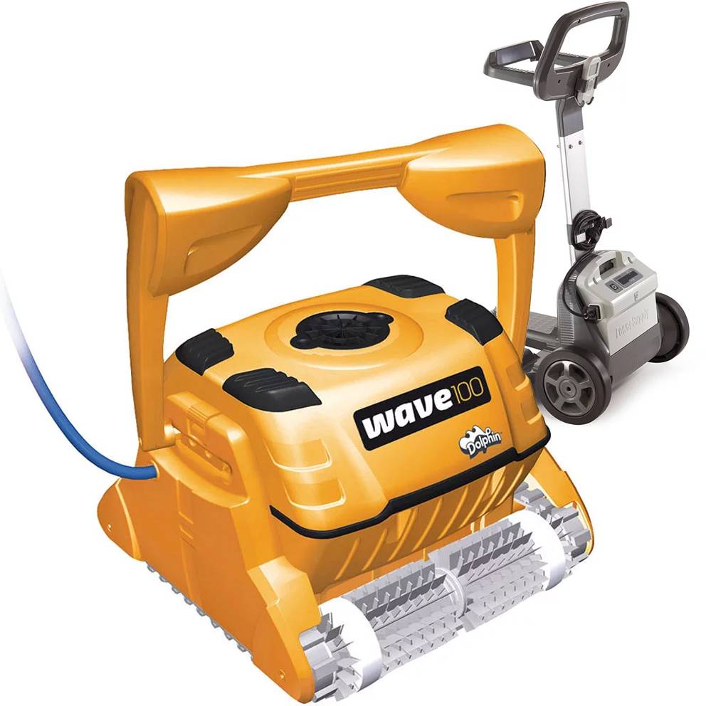 Dolphin - Robot electrique de piscine professionnel 25m brosse combinée WAVE 100 Dolphin - Imagen 1