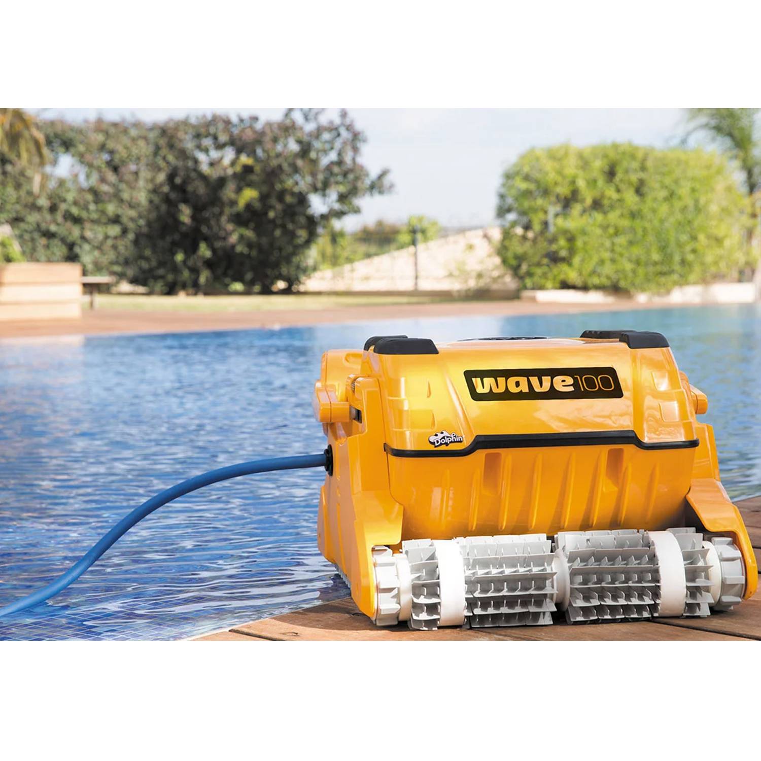 Dolphin - Robot electrique de piscine professionnel 25m brosse combinée WAVE 100 Dolphin - Imagen 5