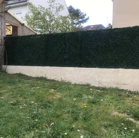 James Grass - France Green - Haie végétale artificielle 243 brins  - Long 48 m, Hauteur 1 m - Imagen 2