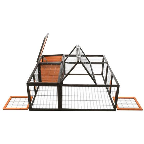 Enclos avec couverture, Dimensions: 150 × 53 × 150 cm. pour lapin et petit animaux. - Image 7