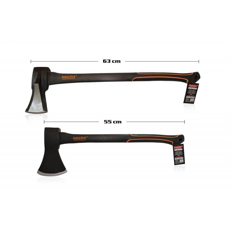 Hecht Set avec 2 Haches merlin a fendre couperet 55-63 cm Nr. 5 - Image 1