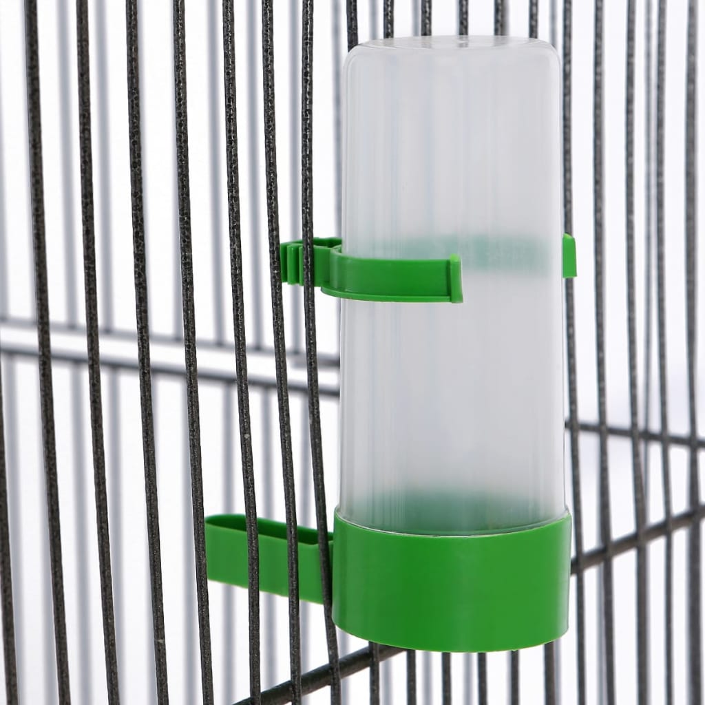 Vidaxl - Cage à oiseaux Noir 54 x 54 x 146 cm Acier vidaXL 170408 - Imagen 3