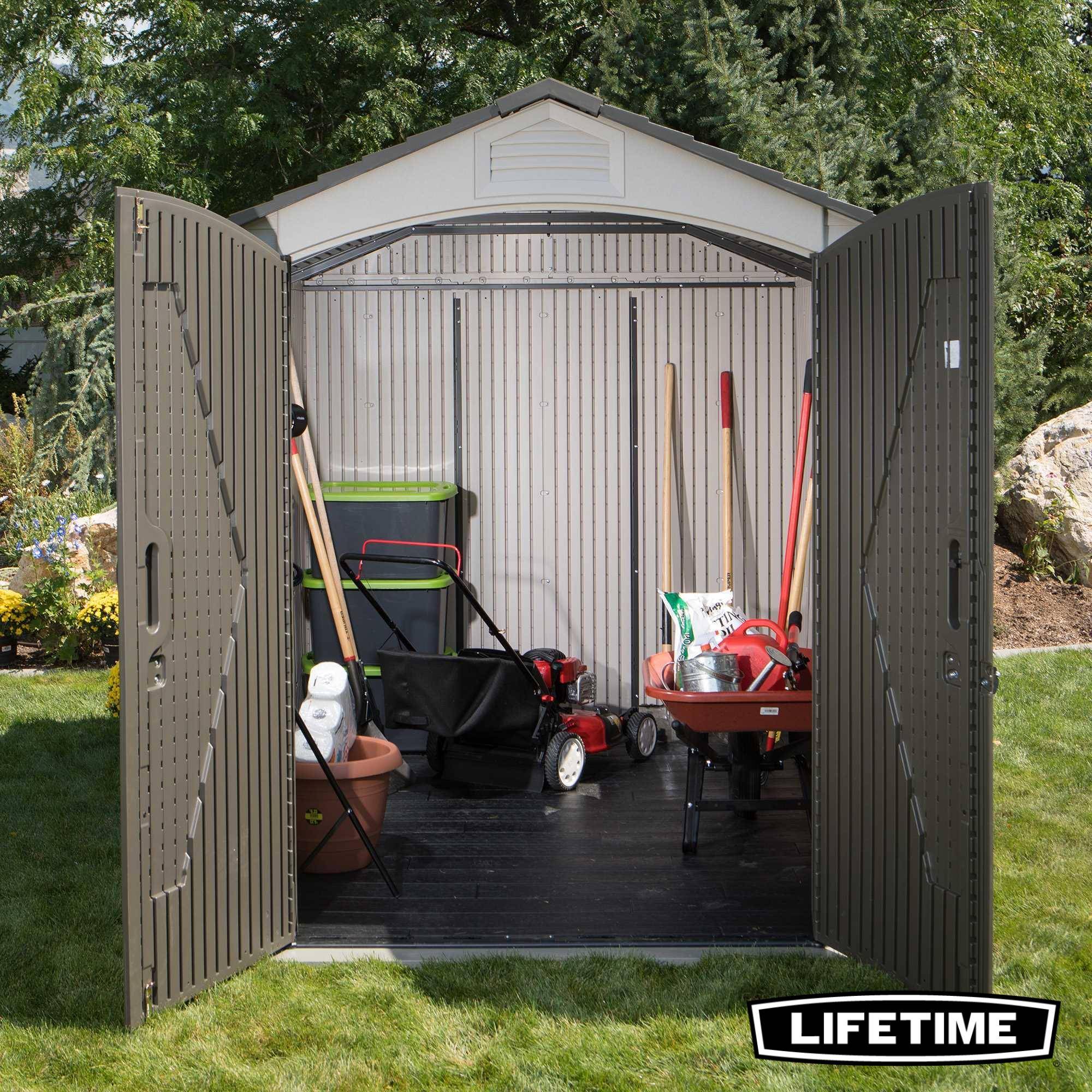 Lifetime - Abri de jardin résine 6.17m2 (2,13 x 2,9 m) LIFETIME #60252 - Image 4