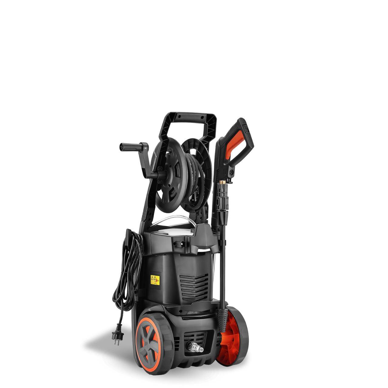 FUXTEC - Nettoyeur Haute Pression FUXTEC FX-HDRP2500 2500W, 195 bar, 7,8 L/min, 468 l/h, enrouleur tuyau, réservoir de nettoyage - Image 5