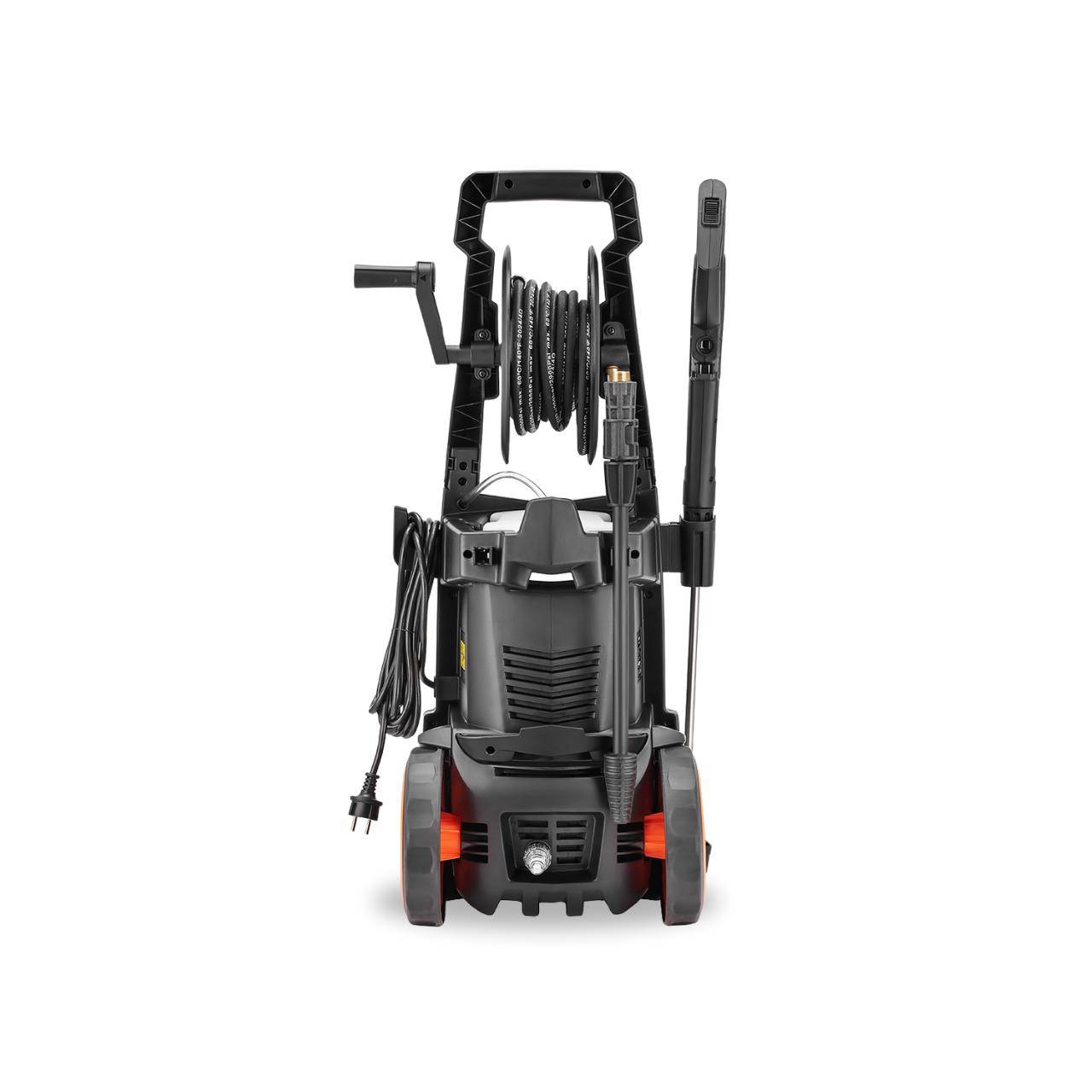 FUXTEC - Nettoyeur Haute Pression FUXTEC FX-HDRP2500 2500W, 195 bar, 7,8 L/min, 468 l/h, enrouleur tuyau, réservoir de nettoyage - Image 6