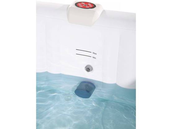 Spa Gonflable Nice En Pvc - 6 Places - Marron/crème -habitat Et Jardin - Image 3