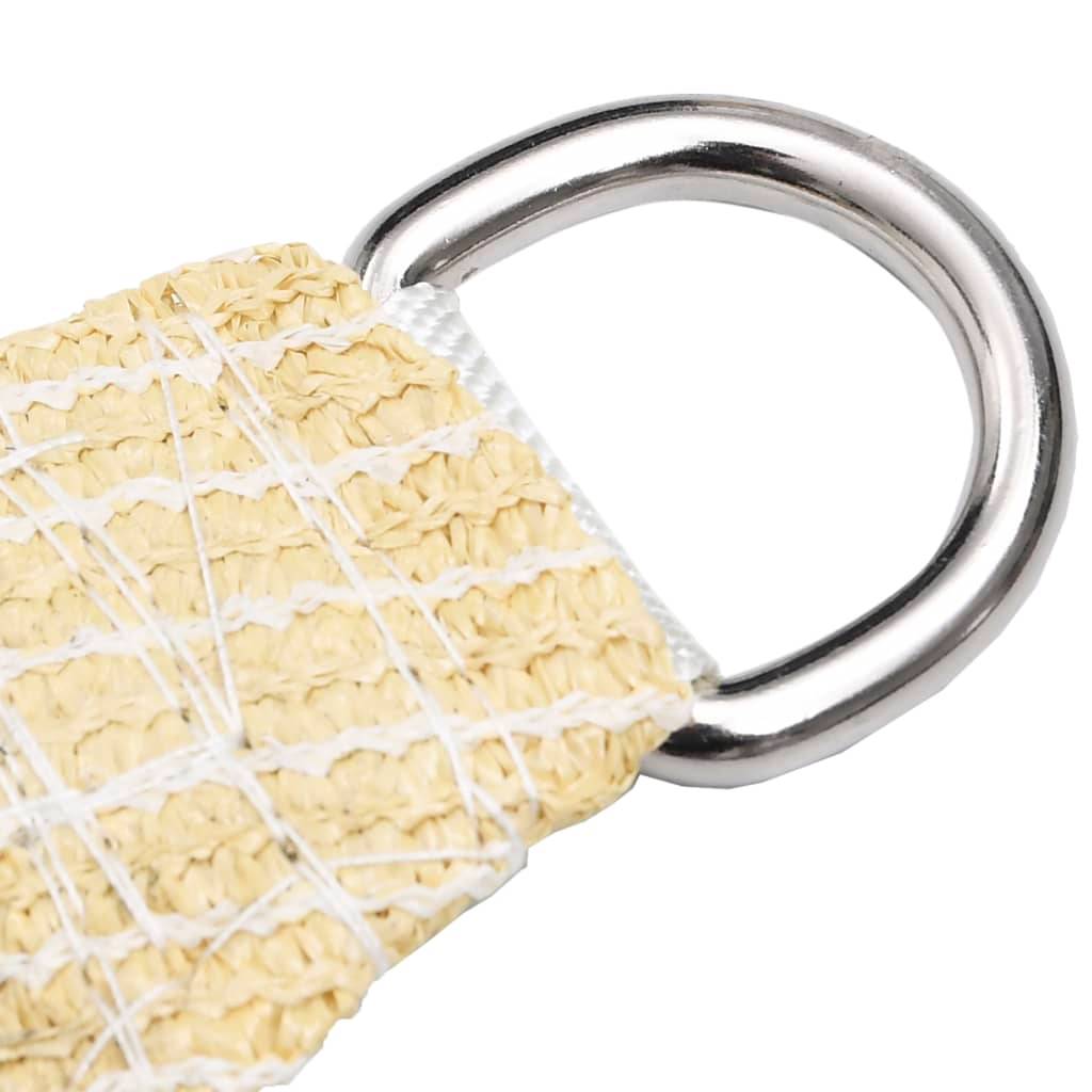 Helloshop26 - Voile toile d'ombrage parasol 160 g/m² 2,5 x 2,5 x 3,5 m PEHD beige - Imagen 4