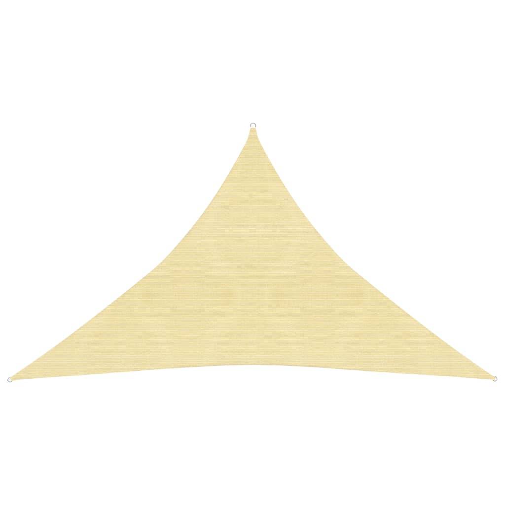Helloshop26 - Voile toile d'ombrage parasol 160 g/m² 2,5 x 2,5 x 3,5 m PEHD beige - Imagen 1