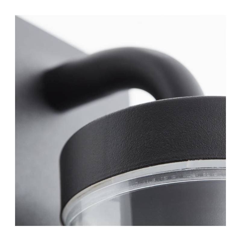 Brilliant - Applique Exterieure Descendante Aosta Noir Depoli Ampoule E27 Max 25 W - Brilliant - Imagen 4
