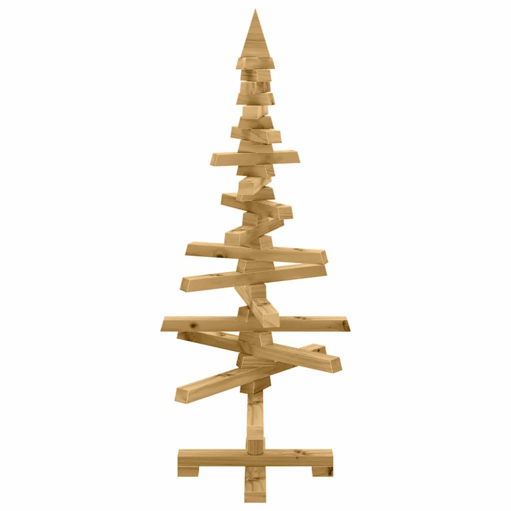 ComfortXL - Sapin de Noël en bois de pin massif à décorer branches ajustables Marron 90 cm – ComfortXL Outdoor Living - Image 5