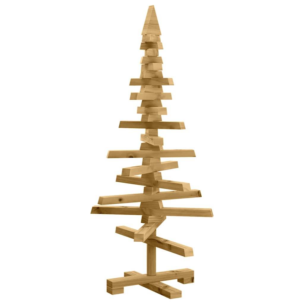 ComfortXL - Sapin de Noël en bois de pin massif à décorer branches ajustables Marron 90 cm – ComfortXL Outdoor Living - Image 2