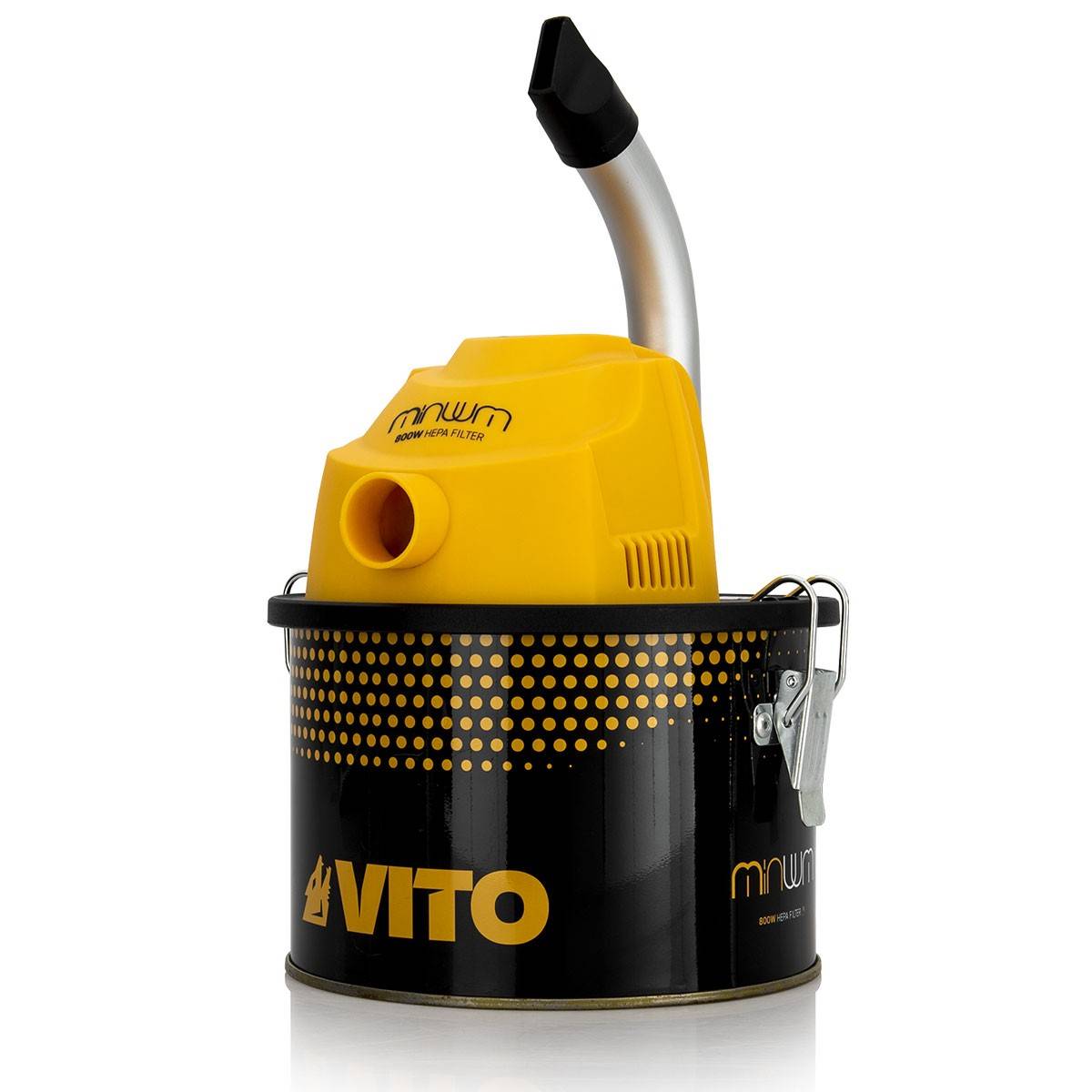 Aspirateur de cendres 800W 4Litres Filtre HEPA Cendres chaudes jusqu'à 40°CVITO - Image 2