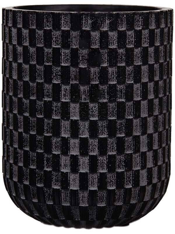 Cache-pot œuf Nature Noir Polystone Ø 9 cm H. 12 cm - CAPI EUROPE