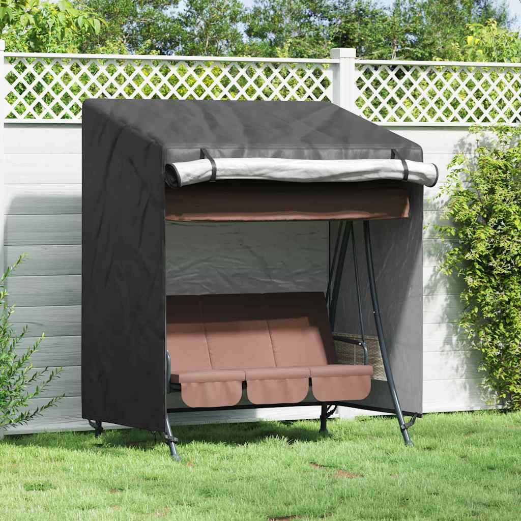 Housse pour balancelle tissu oxford noir 155 x 95 x 165 cm, Poids:1.65kg - PANGIVO - Image 1