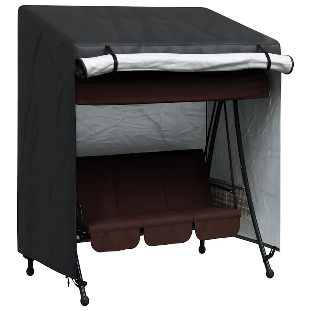 Housse pour balancelle tissu oxford noir 155 x 95 x 165 cm, Poids:1.65kg - PANGIVO - Image 3