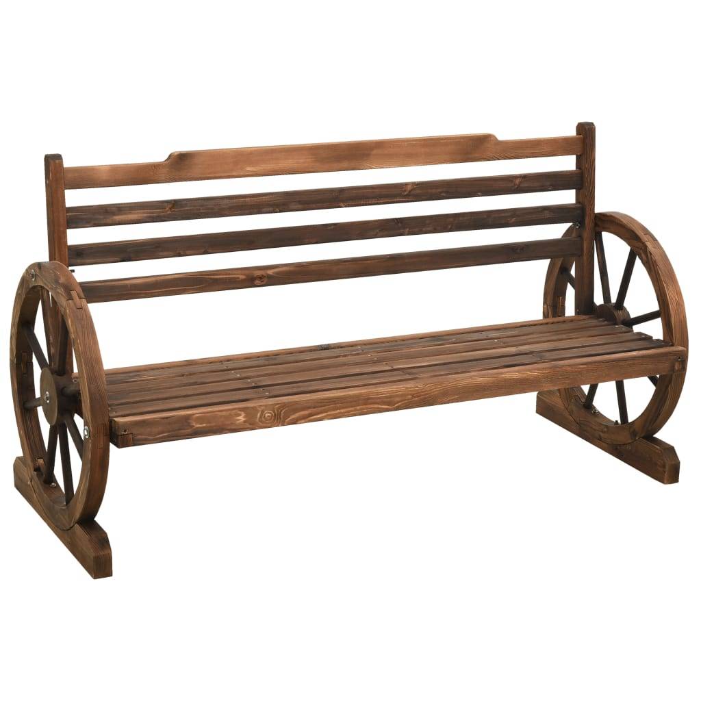 Maison Chic - Banc de jardin - Banc d'extérieur - Banquette 142 cm Bois de sapin massif - Imagen 2