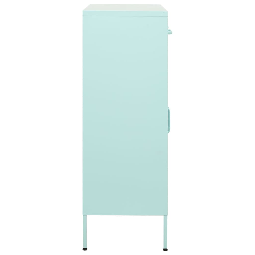 Vidaxl - Armoire de rangement Vert menthe 80x35x101,5 cm Acier - vidaXL - Imagen 3