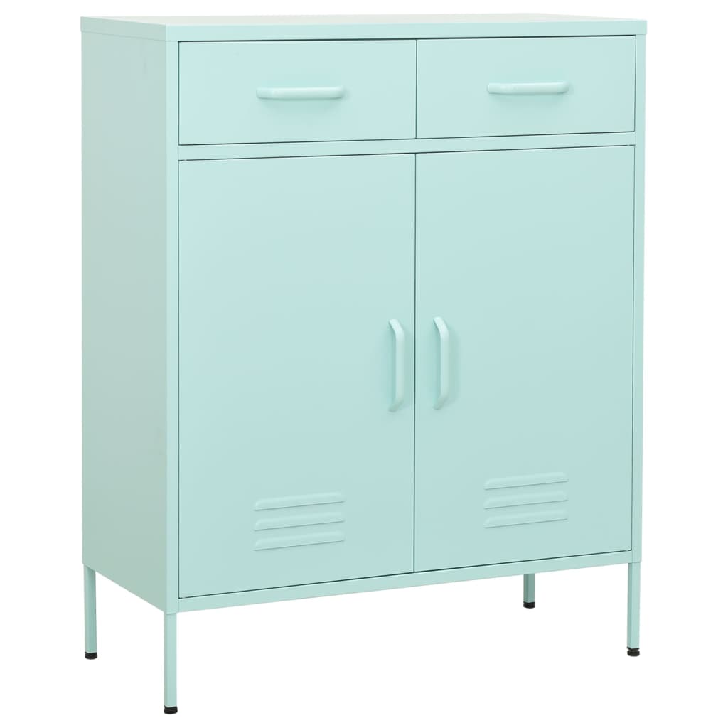 Vidaxl - Armoire de rangement Vert menthe 80x35x101,5 cm Acier - vidaXL - Imagen 2