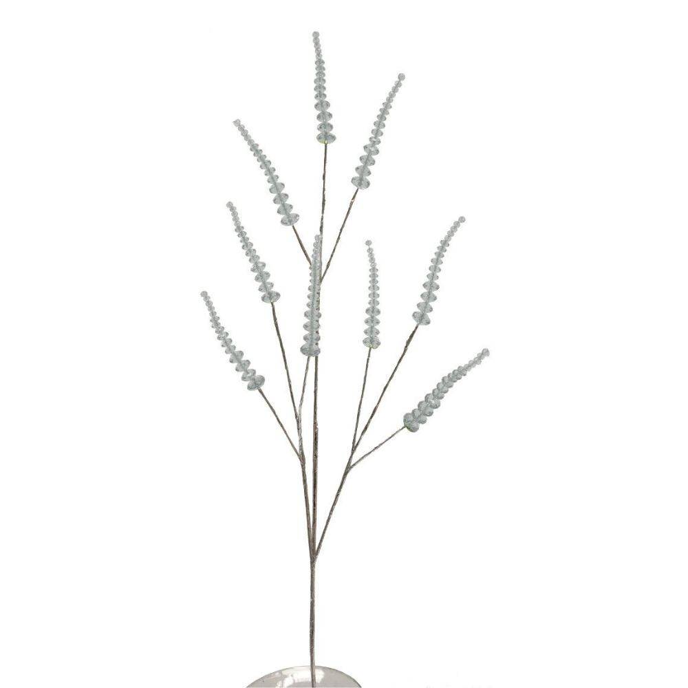 Branche de Fleurs «Cristal» en verre transparent 90cm Chemin de campagne - Imagen 1