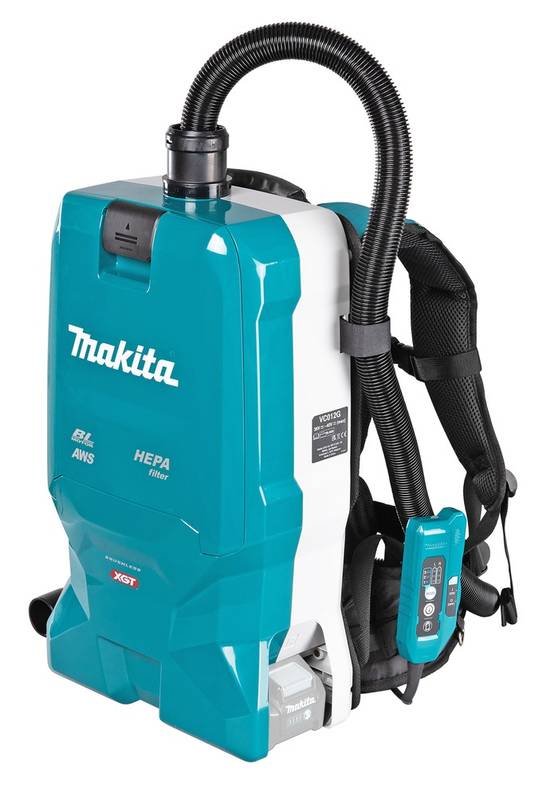 Makita - Aspirateur dorsal - Nettoyage - XGT 40V, volume 6 L avec AWS (Chantier), sans batterie ni chargeur - MAKITA - VC012GZ01 - Image 1