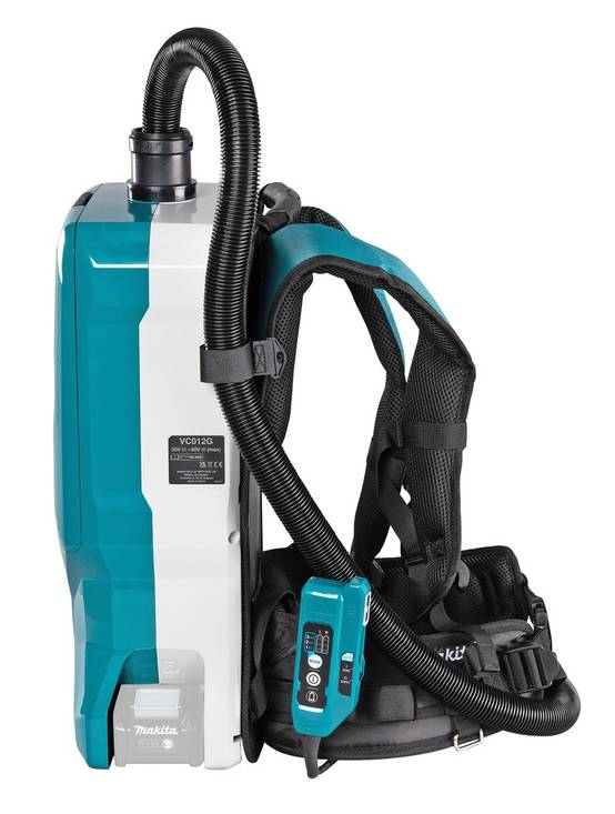 Makita - Aspirateur dorsal - Nettoyage - XGT 40V, volume 6 L avec AWS (Chantier), sans batterie ni chargeur - MAKITA - VC012GZ01 - Image 2