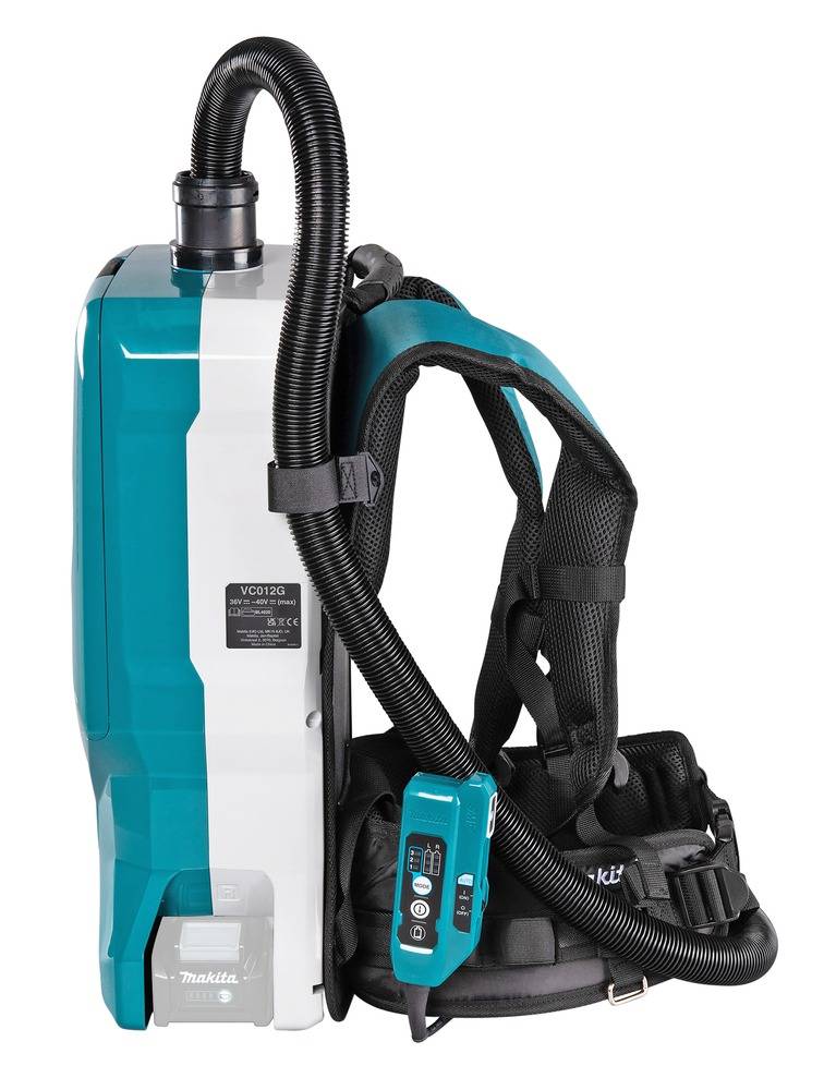 Makita - Aspirateur dorsal - Nettoyage - XGT 40V, volume 6 L avec AWS (Chantier), sans batterie ni chargeur - MAKITA - VC012GZ01 - Image 2