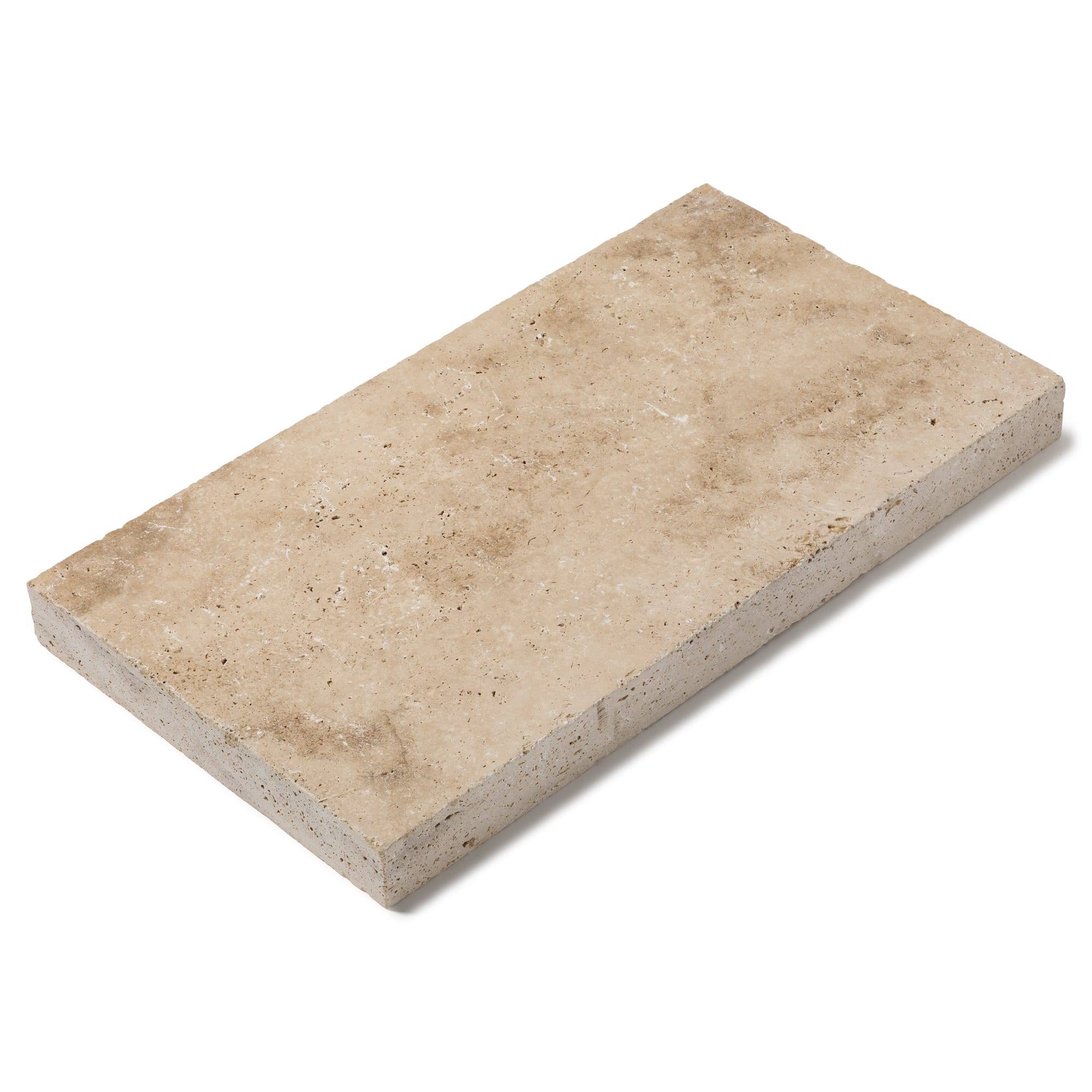 RO'MA Nature - Pas japonais Rectangle Travertin Beige Nuancé 61x33x5 cm (à l'unité) - RO'MA NATURE - Image 2