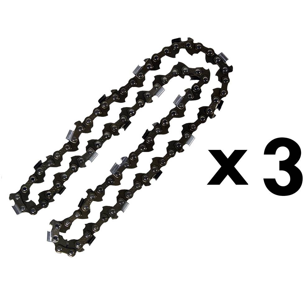 Gt Garden - Lot de 3 chaînes 44 maillons pour multifonction 4 en 1 et outil sur perche - GT GARDEN - Imagen 1
