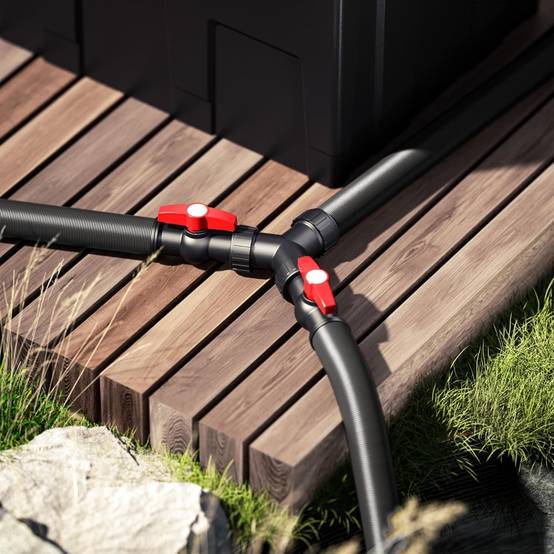 Raccord d'arrosage en Y -Distributeur Y 25-32-38mm avec Valves de Réglage pour Bassin et Arrosage - Living123 - Image 6