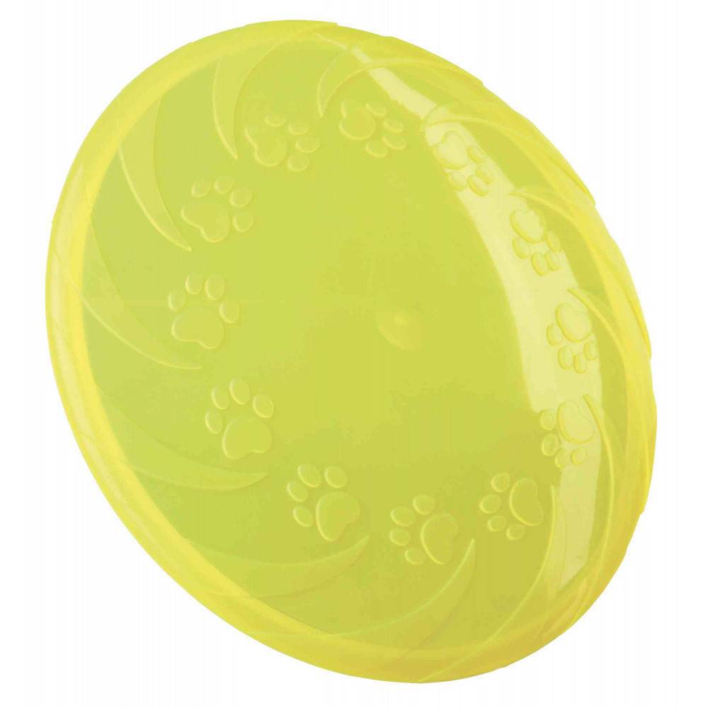 Trixie - Disco Volador Dog Disc, TPR, flotante para perros. ø 18 cm Colores: aleatorios - Imagen 3