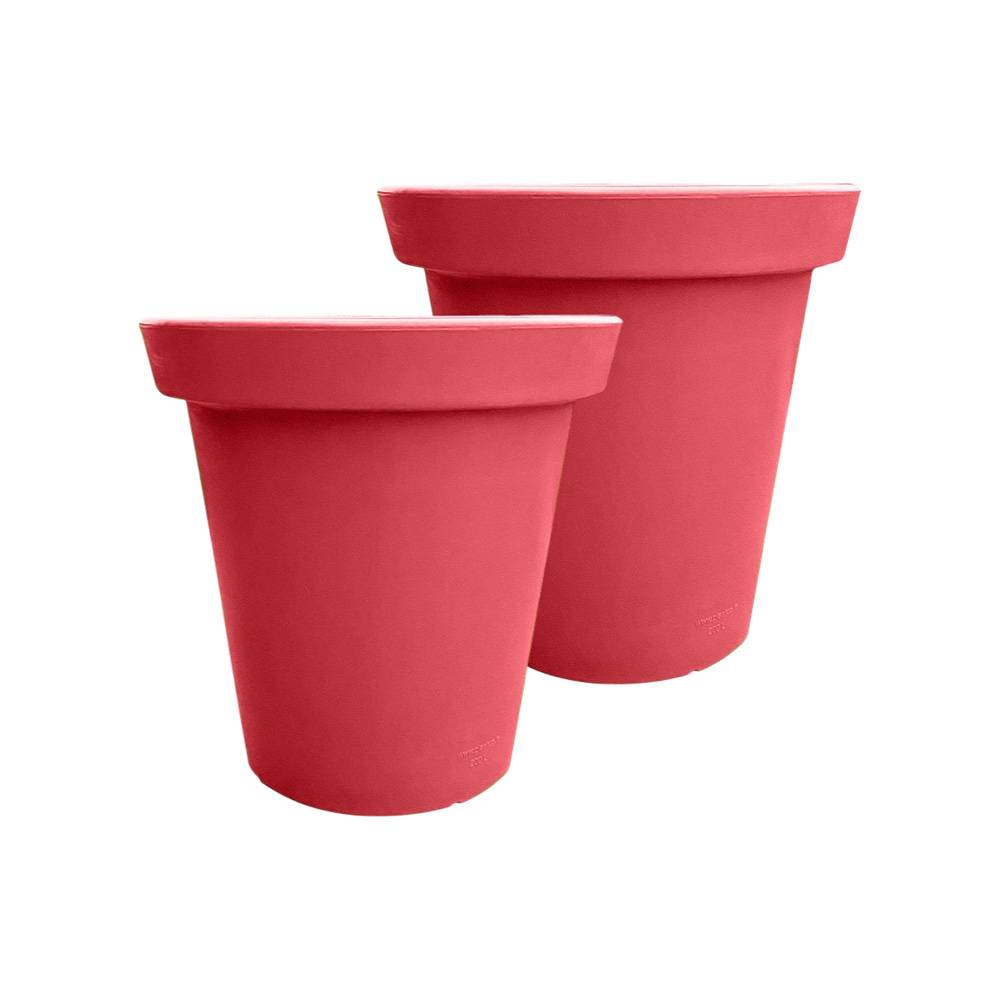 Plast'Up Rotomoulage - Pot de fleurs rond xxl delight 75l- lot de 2 - Image 1