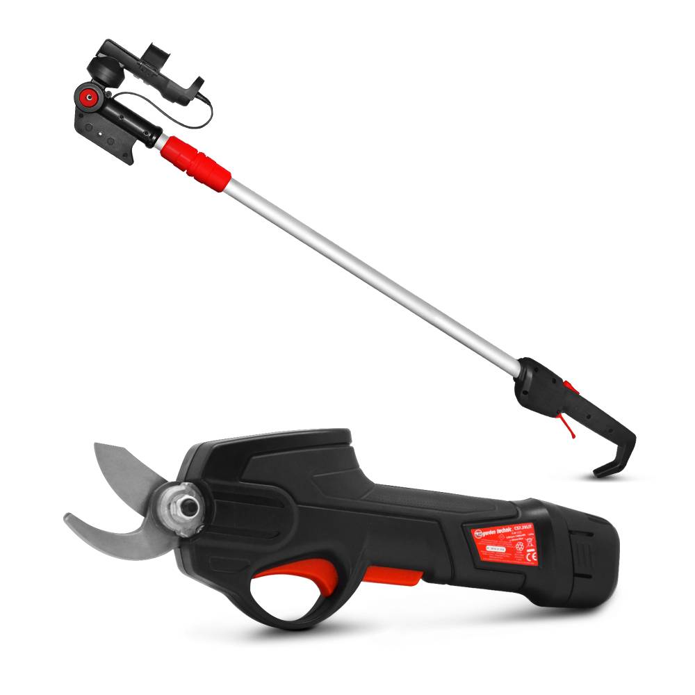 Elem Garden Technic - Sécateur rechargeable 7.2V lithium avec perche télescopique - Elem Garden - Image 1