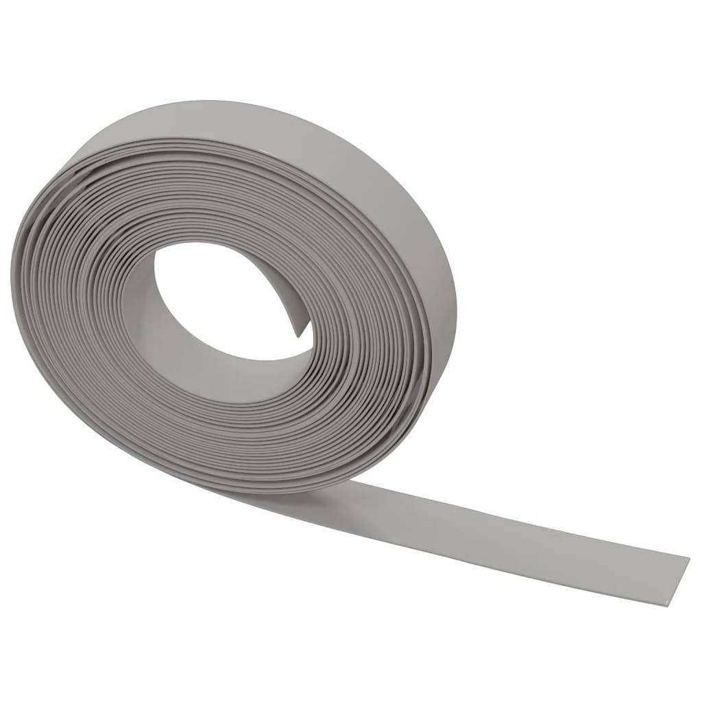 Bordure pelouse polyéthylène aménagement extérieur séparation 10mx10cm gris - ComfortXL Outdoor Living - Image 4