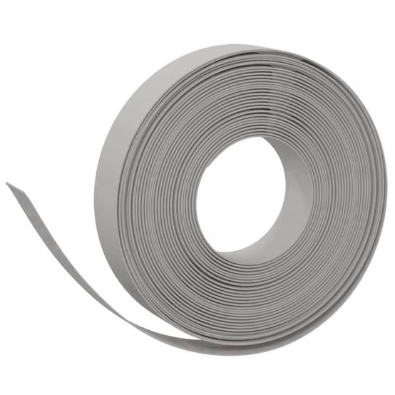 Bordure pelouse polyéthylène aménagement extérieur séparation 10mx10cm gris - ComfortXL Outdoor Living - Image 3