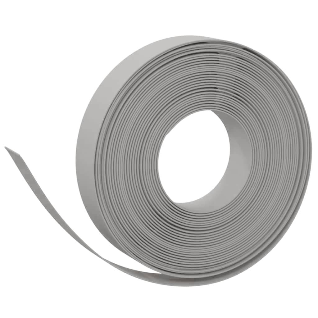 Bordure pelouse polyéthylène aménagement extérieur séparation 10mx10cm gris - ComfortXL Outdoor Living - Image 3