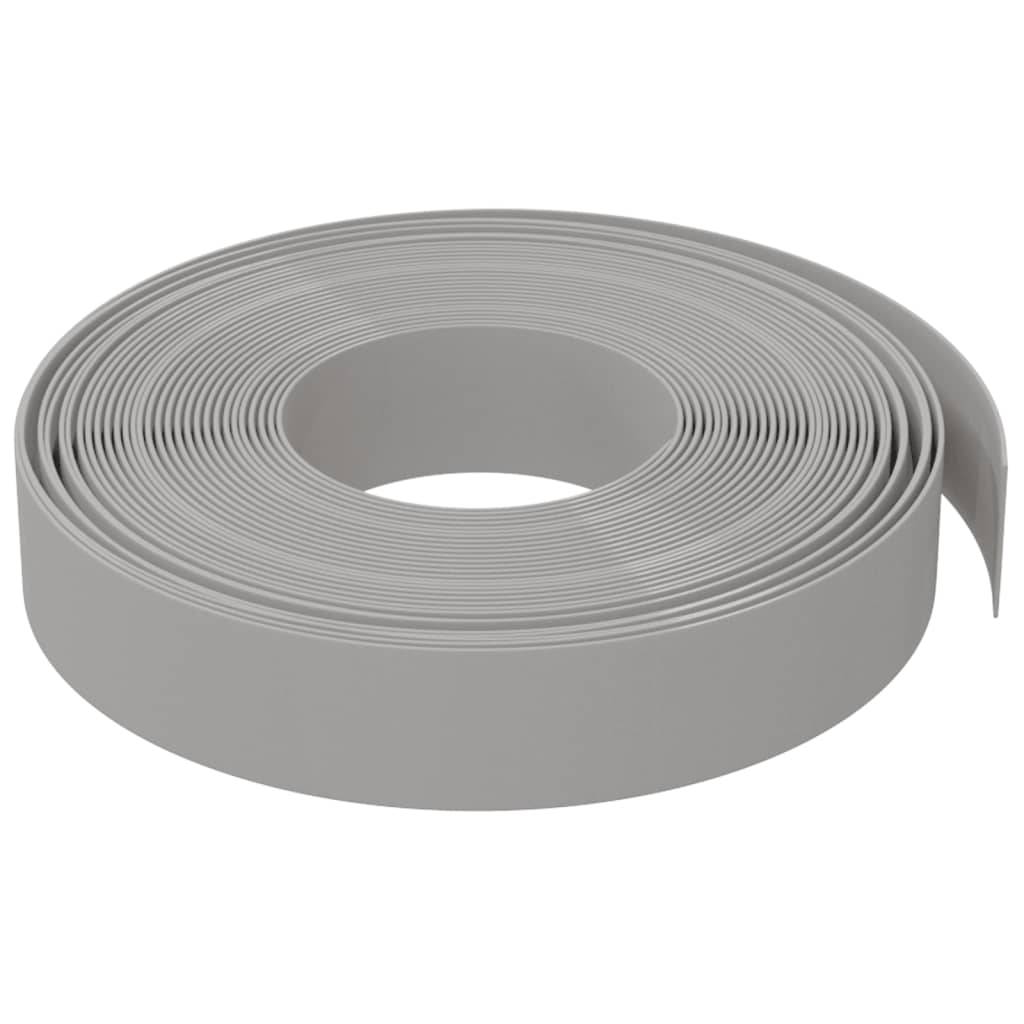 Bordure pelouse polyéthylène aménagement extérieur séparation 10mx10cm gris - ComfortXL Outdoor Living - Image 5
