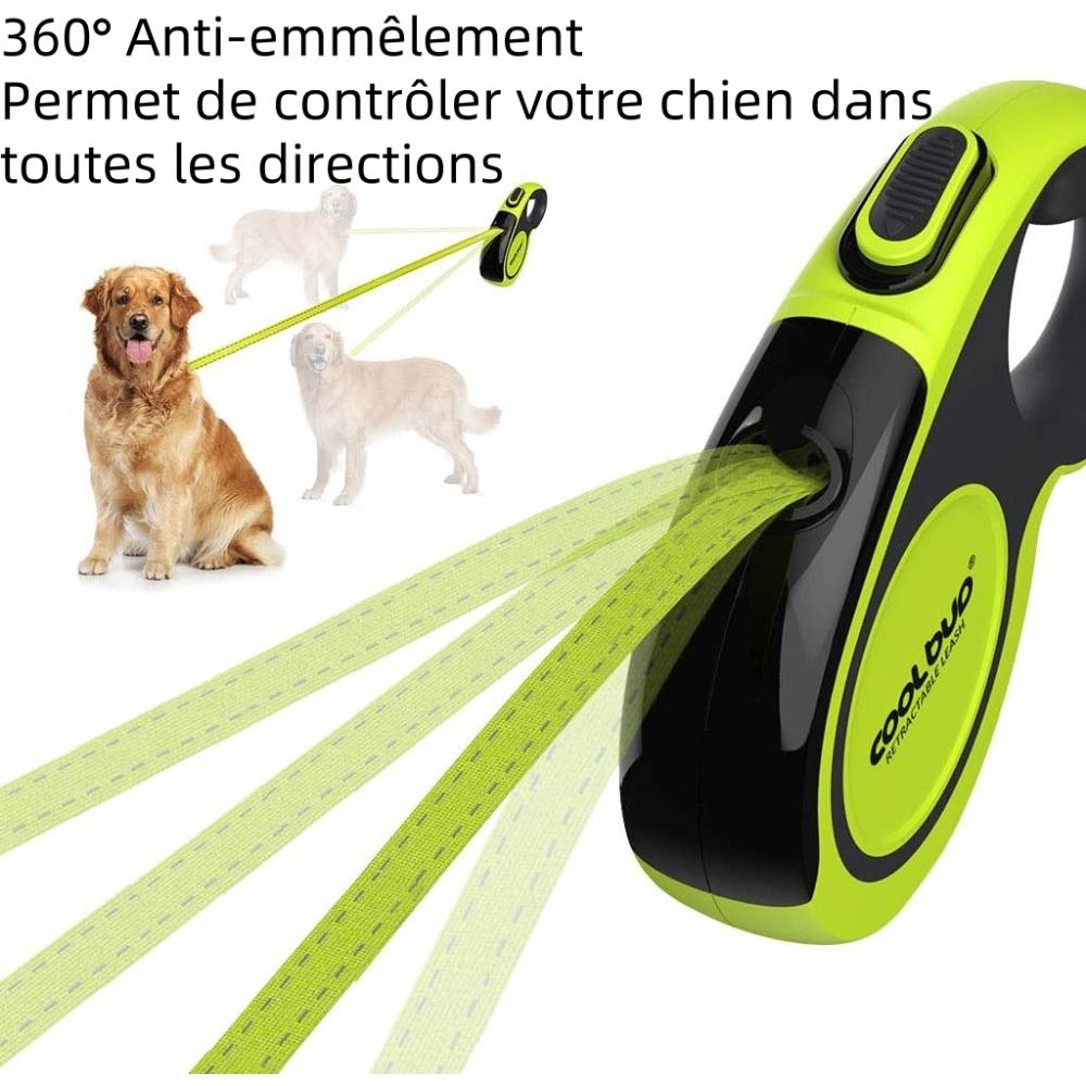 Laisse pour chien en nylon solide et élastique l - IntiMeg - Image 4